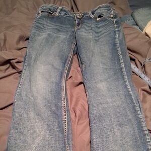 Maurices Classic Straight Leg Blue Jeans